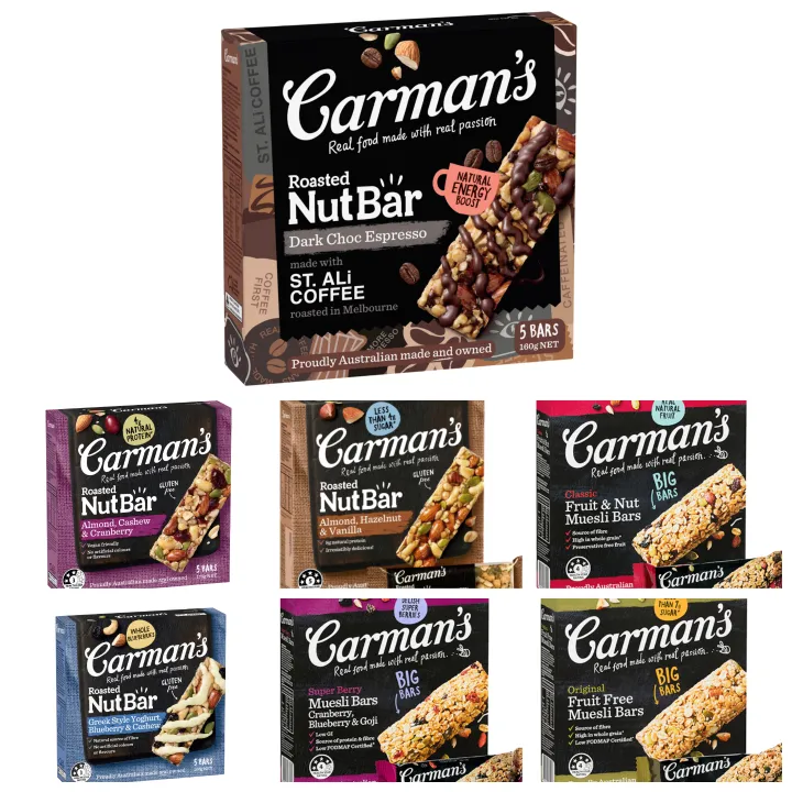 Carman's Muesli / Roasted Nut Bars Lazada
