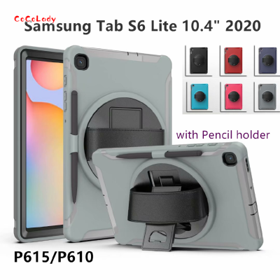 ~ เคสเกราะป้องกันการกระแทกสําหรับ Samsung Galaxy Tab S6 Lite P615 P610 2020 10.4" tablet cover