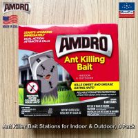 Amdro® Ant Killer Bait Stations for Indoor &amp; Outdoor, 8 Pack ผลิตภัณฑ์กำจัดมด สำหรับในร่มและกลางแจ้ง