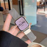 ใหม่สีสแตนเลสสำหรับ Apple Watch Series Ultra 8 7 6 5 4 3 2 1 Milanese สายนาฬิกา Apple Watch Band