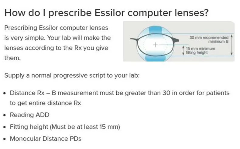 Essilor Computer Lenses, 58% OFF | www.elevate.in