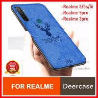 ❌[รับประกันสินค้า]❌ Deer Case Realme 6i Realme 5 / Realme 5i / Realme 5s Case Realme 5Pro Realme 3Pro Case Slim HYBRID Soft สำหรับ เคสเรียวมี เคสโทรศัพท์ เคสมือถือ พร้อมผ้าลินิน ผ้าใบ Stripe กันน้ำ เท่ห์สไตส์ผู้ชาย สินค้าใหม่