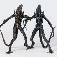 การโมเดลของเล่นสะสมตุ๊กตาขยับแขนขาได้ที่ดีที่สุด Warrior Alien น้ำตาลเอเลี่ยน NECA/น้ำเงิน