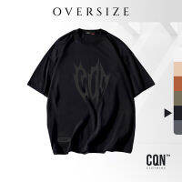 เสื้อ OversizeCQN ET.09 ผ้าหนานุ่ม คอแคบไม่ย้วย มี 6 สีให้เลือก