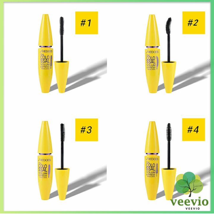 veevio-shedoes-มาสคาร่า-สูตรกันน้ำ-สีดำ-โคลอสซอล-ติดทนนาน-mascara