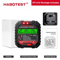 HABOTEST HT107 Pro Socket Tester With  Display 48-250V Power Socket Automatic Electric Circuit Polarity  Detector