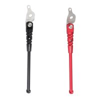 2x Litepro Bicycle Kick Stand Road Bike Kickstand Mountain Bike Bicycle Cycle Rack for Brompton Accessories(Black&amp;Red)