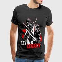 COD lianshai เสื้อยืดคอกลมคอวี O-neck แบบกำหนดเอง Mens T-Shirt Final Fantasy VII เสื้อยืดลายใหม่ของคุณ