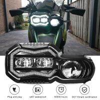 Emark E24 Approve Headlamp With DRL For BMW F 650 700 800 GS ADV F800gs 2008-2018 F800R LED Projector HeadlightFog Lights