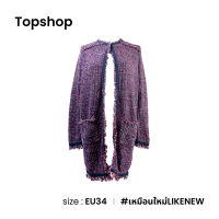 Topshop เสื้อคลุมผ้าทวิต A006-9