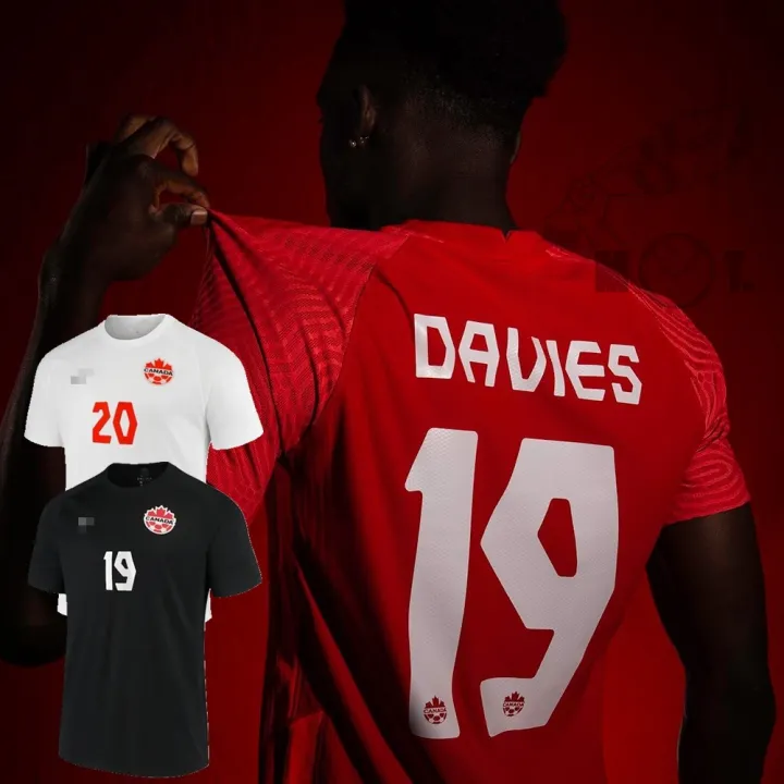 World Cup 2022 qualifier Canada Canada's national soccer team jersey home and away soccer