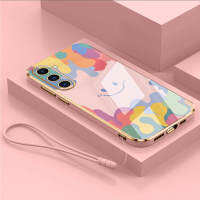 Guyon เคสสำหรับ  เสค Samsung Galaxy S22 Plus S23 S23พิเศษ A24 M14 5G นิ่มดีไซน์ใหม่รูปการ์ตูนของแท้ซิลิโคนเหลวกันกระแทก