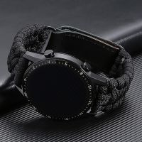 20/22mm Strap For Samsung Galaxy Watch 3/4/5 41/45mm 40/44mm 42/46mm Adjustable Band For Huawei GT3 GT 3 GT2 Nylon Rope Bracelet