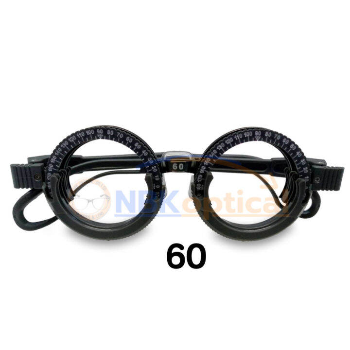 เฟรมวัดสายตา-trial-frame-model-pvc-pd-60-62-64-สีดํา