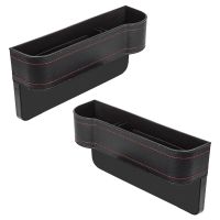 fgjfykjd Car Storage Box Car Organizer Easy Installation Large Space Leather for Water Cup