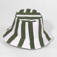 Anime Bleach Urahara Kisuke Cosplay Hat Cap Bucket Hat Green White Striped Hat