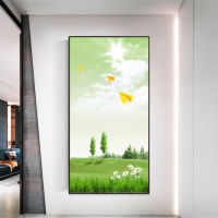 Decorative Windows Film Privacy Beautiful Scenery Stained Glass Window Stickers No Glue Static Cling Frosted Window Cling Tint