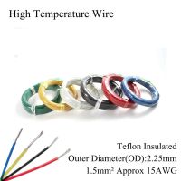 คุณภาพสูง Copper Wires 1.5mm² Tinned Resistant Cable PTFE Silver Temperature Wire Wrapping Plated High Square 15AWG Insulation 1.5mm Tin