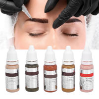 5Pcs 15Ml Microblading Ink Eyebrow Tattoo Color Correction Modification Practice Pigment Accessory