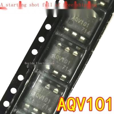 10ชิ้นใหม่นำเข้า AQV101 Optocoupler โซลิดสเตรีเลย์ AQV101A SMD SOP-6