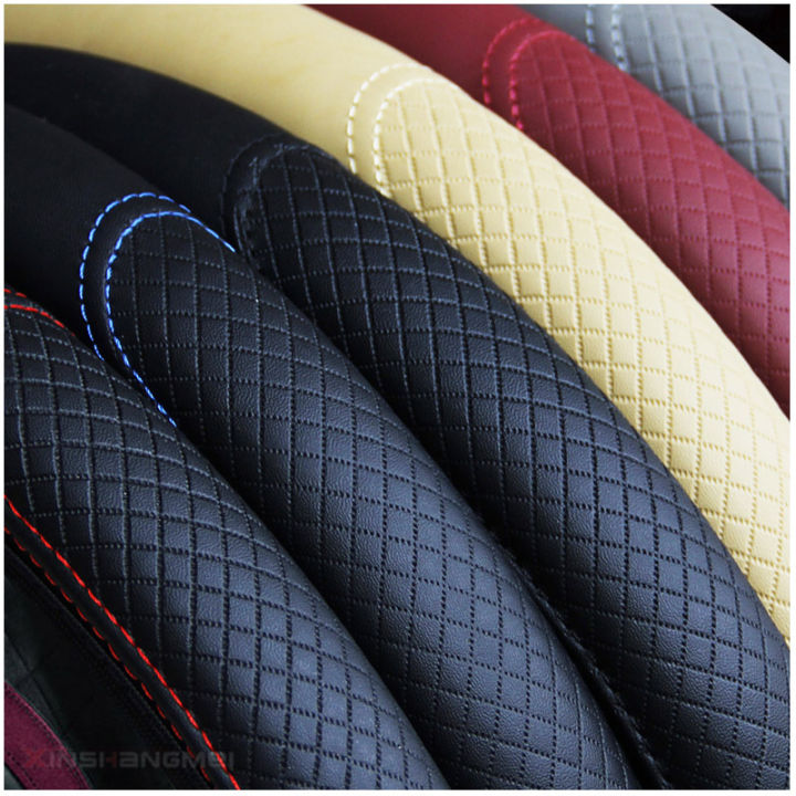 cw-car-steering-wheel-cover-fiber-leather-double-round-elastic-band-handle-cover-without-inner-ring-aliexpress-cross-border-trade