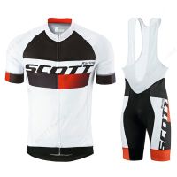 Mens summer breathable short-sleeved SCOTT Racing suit mountain bike jersey cycling jersey