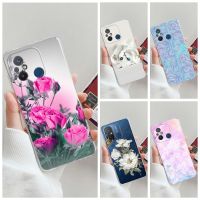 Redmi เคส12C สำหรับ Xiaomi Redmi หลัง12C ฝาปิดซิลิโคนนุ่มลายการ์ตูนสวยงามเคสใสกันกระแทกโปร่งใสสำหรับเด็กผู้หญิงผู้ชายผู้หญิง