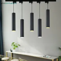 Led Track light Lamp Aluminum Ceiling Rail Track lighting Spot lamps Rail Spotlights Kitchen Island Dining Room Shop Bar Pendant