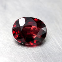 2.15 ct โกเมน แดง (Red Garnet) ทรงไข่ แอฟริกา