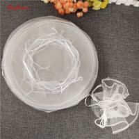 10/50pcs Round Organza Bags Drawstring Jewelry Pouches Packaging Bags Wedding Party Decoration Drawable Bags Gift Pouches 6zsh Gift Wrapping  Bags