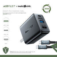 ACEFAST Smart Wall USB Charger USB-C (60W) / USB-A 5W / Media port 4K Charger Set (Us)