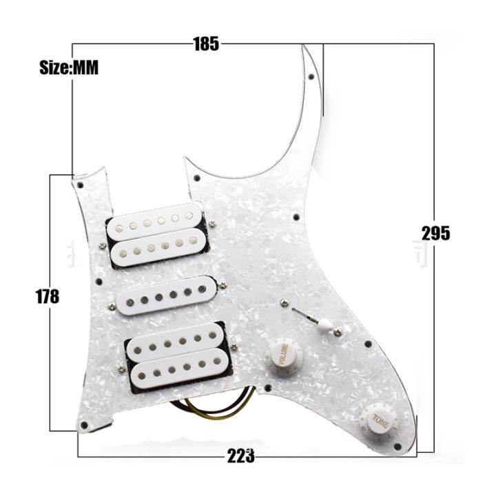 electric-guitar-pickup-st-humbucker-guitar-pickups-prewired-pickguard-guitar-pickup-white-pearl-guitar-instrument-parts