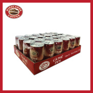 Thùng 24 lon cà phê đen Highlands coffee 185ml lon - vị cà phê mạnh