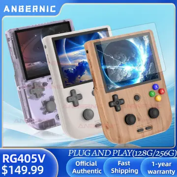 RG405V RG351V ANBERNIC PSP PS2 Games Retro Handheld Game Player 4'' IPS  Touch Screen WIFI Android 12 Unisoc Tiger T618 Boy Gift