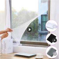 Fly Mosquito Window Net Insect Mesh Window Screen Room Simple Anti-mosquito Net Can Be Tailored Self-adhesive Curtain Protector Adhesives Tape