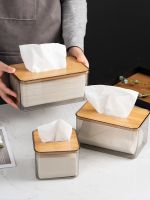 Nordic Minimalist Creative Tissue Box Household Living Room Pumping Box Tissue Paper Restaurant Napkin Holder Tissue Storage Box