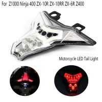 Motorcycle LED Tail Light Turn Signals Blinker Brake Light for Z1000 Ninja 400 -10R -10RR -6R Z400