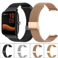 youduoduo For Haylou GST RT2 RS3 LS04 RT LS05s Strap Watchband Milanese Bracelet Stainless Steel 22mm Watch Band Metal Wristband