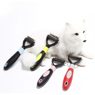 Pet Quick Knot Opening Comb Stainless Steel Pet Open Knot Comb Dog Pet Knot Opening Comb Pet Knot Opening Comb Pet Hair Removal Comb