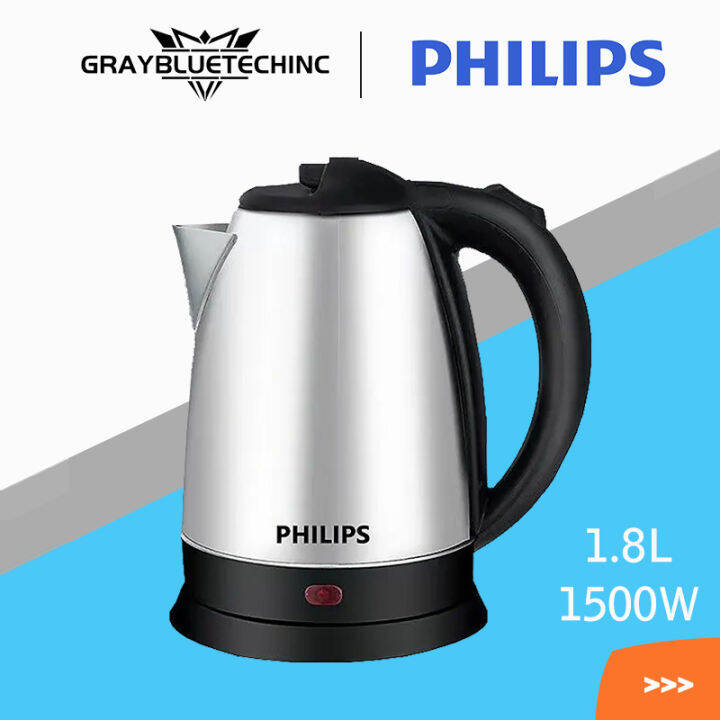 PHILIPS Electric Kettles 1800 Watt 2L Teko Pemanas Air Philips Kettle