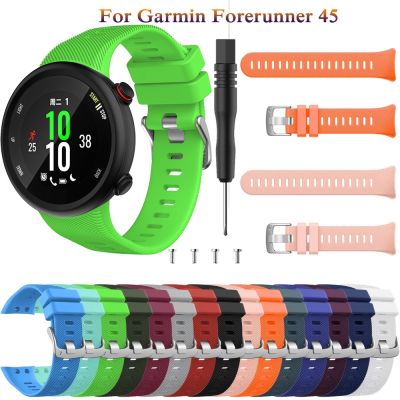 Silicone Band for Forerunner 45 45s Swim 2 Watchband Sport Wristband Correa with Straps