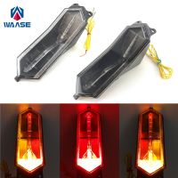 Waase สัญญาณไฟเลี้ยวท้ายรถมอเตอร์ไซค์ E-Mark LED แบบบูรณาการสำหรับยามาฮ่า YZF R1M R1 R1S 2015 2016 2017 2018 2019 2020 2021 2022