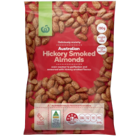 WW HICKORY SMOKED ALMONDS 200 G.