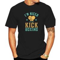 Im Nicer After Kickboxing Funny Sarcastic Women Boxing Pullover Hoodie Men Cute Cosie Tops Tees Cotton T Shirt Customized