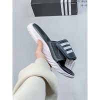 HOT+Original】 AD* Alpha- B0unce- Slide 2.0 Fashion Sports Sandals Comfortable Wear-Resistantl Slippers Black White Men and Women Same Style {Free Shipping}