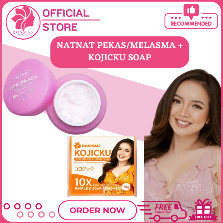 ROSMAR NATNAT CONDENSADA PEKAS/MELASMA CREAM AND KOJICKU SOAP | Lazada PH