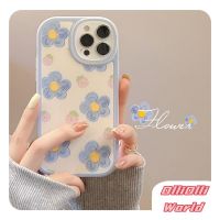 เคสโทรศัพท์มือถือ  นิ่ม ปิดด้านหลัง ลายการ์ตูน flower เคสโทรศัพท์ iPhone11 XR 7 8 6 6s Plus 14 13 12 Pro MAX X XS MAX SE