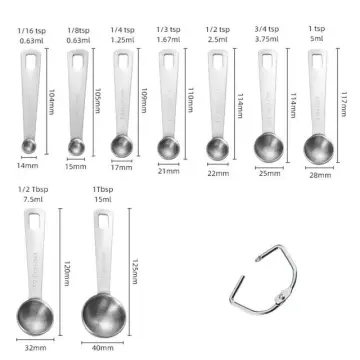 Amco Stainless Steel Measuring Spoons  Stainless Steel Measuring Spoon Set  - Measuring Spoons - Aliexpress