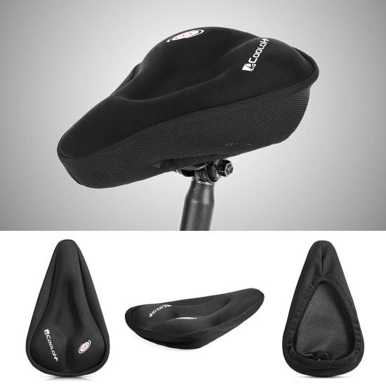 Cooloh đệm yên xe đạp bọc ghế xe đạp vỏ gel silicon bọc yên xe đạp tiện - ảnh sản phẩm 8