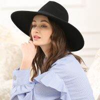 chapeu feutre Design Women Chapeu Feminino Fedora Hat For Laday Wide Brim Sombreros Jazz Church Cap Panama Fedora top hat LM020